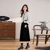 时尚气质小香风，两件套装金丝绒连衣裙HR-2451 商品缩略图3