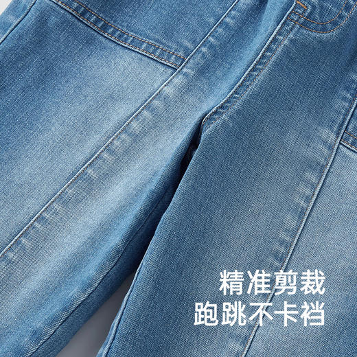 【商场同款】英氏儿童牛仔裤春秋季男童长裤加绒保暖裤子新款 商品图3