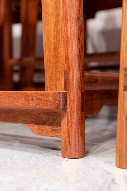 红桥红  家具严选  缅甸花梨（大果紫檀）【上博四出头 官帽椅】 商品图8