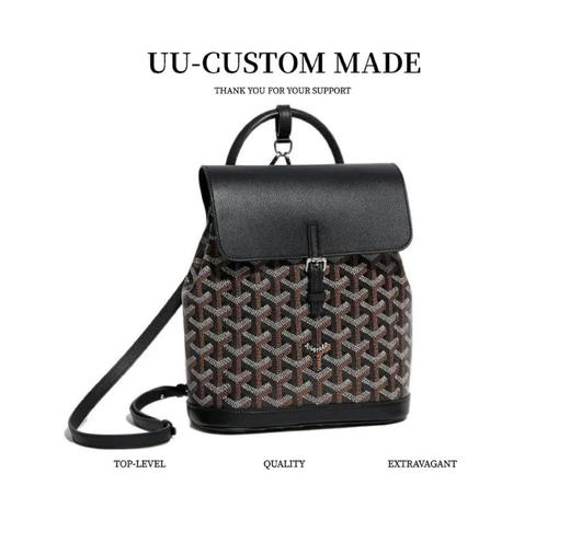 戈Y肩带可拆卸调节牛皮书包背包双肩包迷你女款（HH） 商品图1