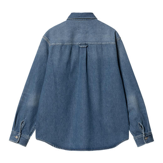 卡哈特 Wip 男士 Harvey 水洗做旧牛仔衬衫式夹克外套 Z-11969 商品图5