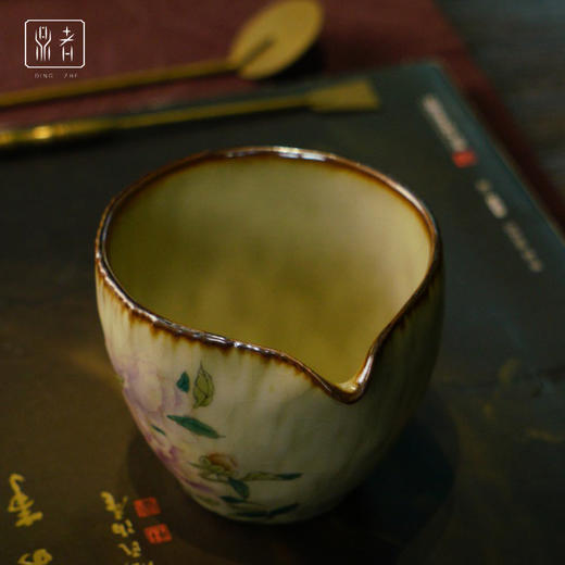 问鼎鼎者汝瓷绰约公杯（绘画国色天香）（缺货） 商品图1