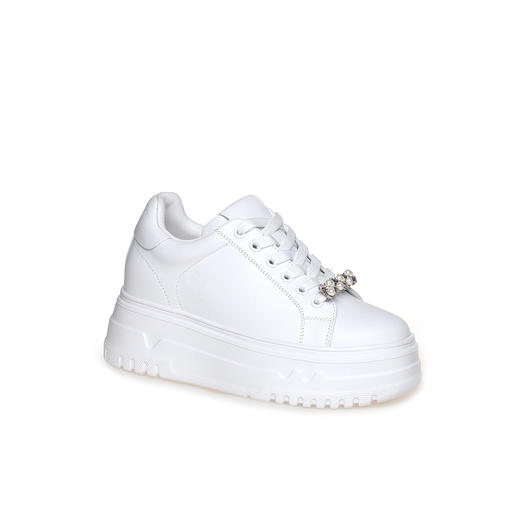 豪麟名鞋奥莱迪嘉女鞋时尚休闲鞋牛皮革DJJGA42WX009白色  原价1960元 商品图0