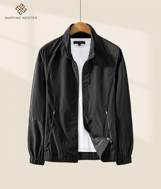 Martine Wester 男款 记忆面料隐藏式帽子立领外套 11063216 商品图3