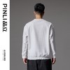 PINLI品立2024秋季新款男士字母烫钻套头卫衣百搭休闲宽松上衣潮BG243109014 商品缩略图3