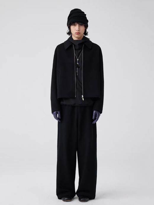 Simple Project/K24197/花边抽褶腰头针织卫裤 商品图2