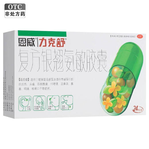 复方银翘氨敏胶囊【12粒*2板】 商品图0