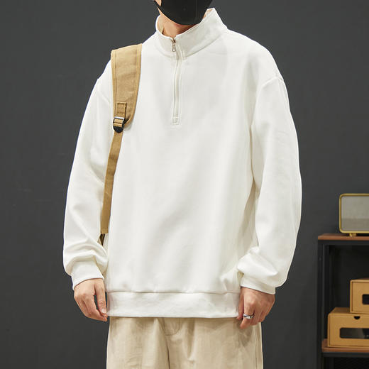 【新款DYY】大依优型大码小立领卫衣男宽松休闲上衣胖子加肥加大男士潮流 商品图12