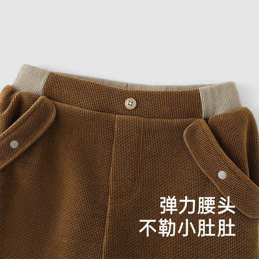 【商场同款】英氏儿童裤子秋季休闲百搭灯芯绒男童裤子新款 商品图2