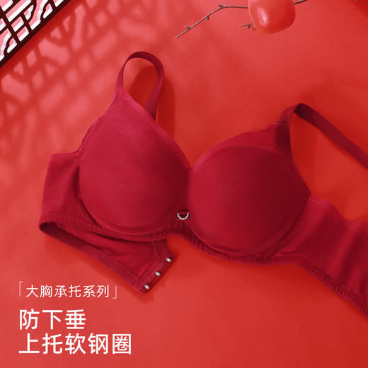 熳洁儿大胸显小文胸薄杯BC杯防下垂商场同款22701336 商品图6