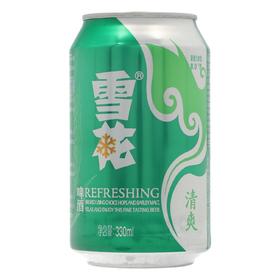 雪花清爽啤酒8度330ml