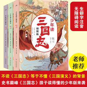 少年读三国志（全3册）插图版  紧跟教材大纲，赠2米长思维导图！