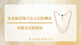 贵金属首饰与宝玉石检测员 | 有机宝石检验员