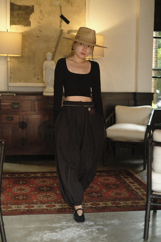 「无缝系列」绵柔纱线方领芭蕾&瑜伽服 - 无缝针织一体成型 商品图3