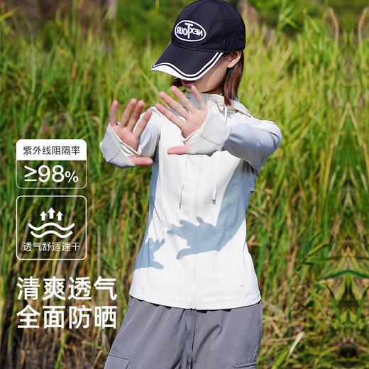 跃牌【瑞幸系列】Define女士运动连帽夹克紧身显瘦拉链瑜伽服长袖外套跑步健身服HWT005 商品图4