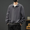 【新款DYY】大依优型大码小立领卫衣男宽松休闲上衣胖子加肥加大男士潮流 商品缩略图0