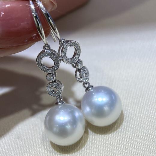 11-12mm澳白耳环 商品图0