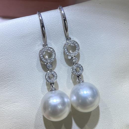 11-12mm澳白耳环 商品图3