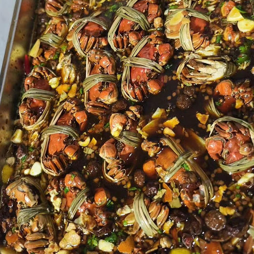 【秘制花雕熟醉蟹】开箱即食，固城湖核心区的有机大闸蟹，肉质饱满，酒香浓郁 商品图1