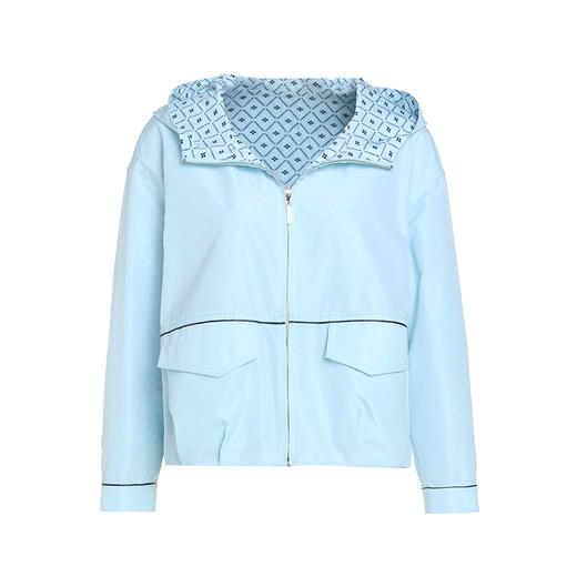 乔万尼外套女春秋款双面穿短外套减龄显瘦休闲EM3B399 商品图4