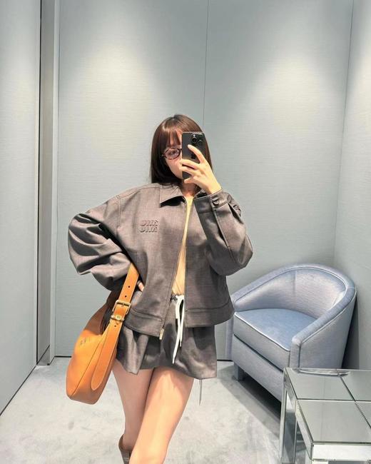 缪缪新款腋下包这款大包采用了时尚的蜻蜓线条设计（SLB） 商品图7