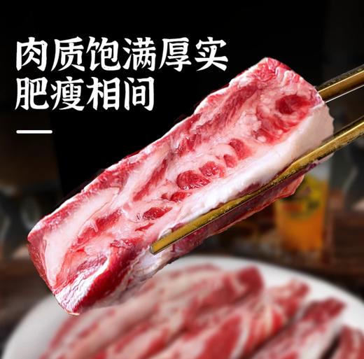 精选草原散养原切去骨牛肋条1000g*2袋 商品图1