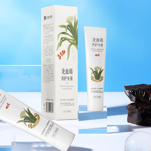 大唐汉方龙血竭养护牙膏 汉方本草 健康亮白洁齿护龈 丁香薄荷香型口齿清新 120g/支 商品图0