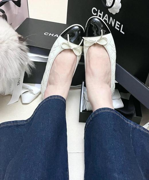 香奈儿 万年经典蝴蝶结 圆头芭蕾舞鞋（HC） 商品图1