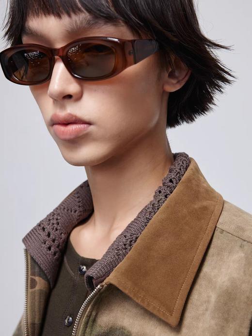 Simple Project/Y24139/可拆卸毛织领迷彩工装夹克 商品图4