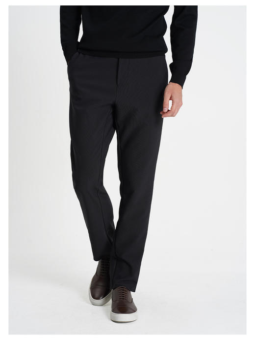 callisto深灰色弹力混纺休闲裤 商品图2