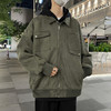 【新款DSL】大依优型大码翻领夹克加肥加大休闲胖子宽松外套上衣男装潮流 商品缩略图5