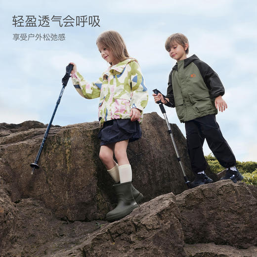 【三防】马克珍妮男童女童户外防风外套衣儿童夹克春秋241385 商品图4
