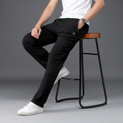 【Q】【新款DZP】大依优型大码男装直口直筒运动裤运动休闲长裤加肥加大弹力舒适 商品图7