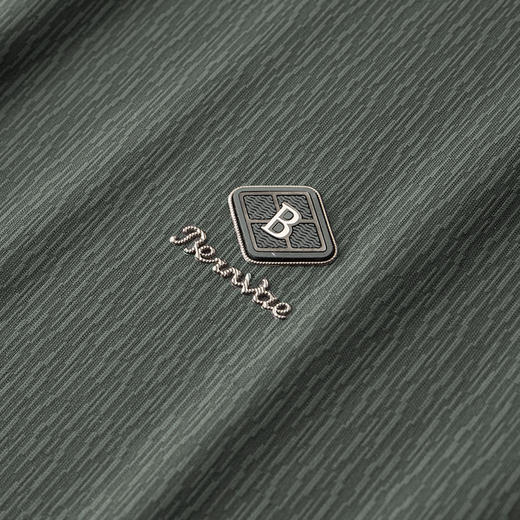 【新款DDP】大依优型大码弹力长袖Polo衫翻领男装加肥加大体恤大号上衣胖子弹力休闲商务 商品图5