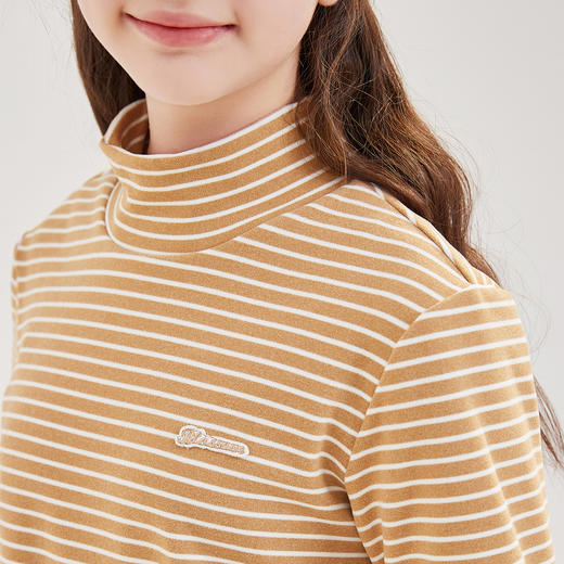 笛莎Deesha青少年女童T恤2024冬季新款复古学院风T恤 商品图4