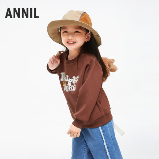 女童空气层暖卫衣安奈儿童装实体店同款XG431676 商品图2