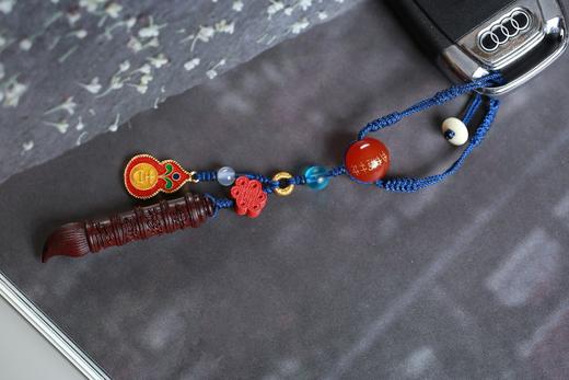 GJXJ0302°【步步高升】紫檀文昌挂件 商品图2