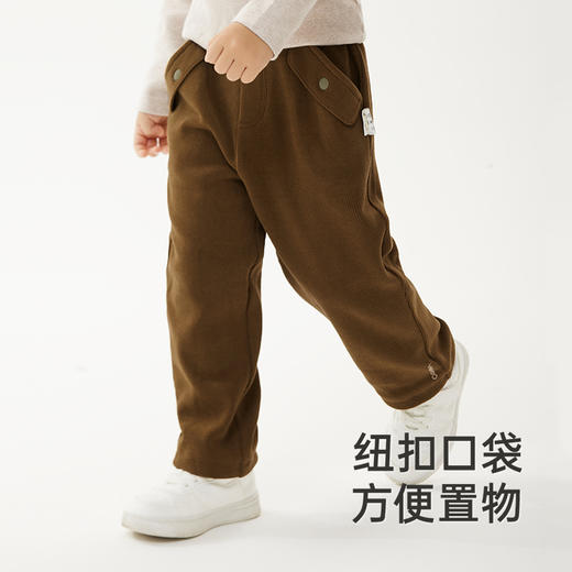 【商场同款】英氏儿童裤子秋季休闲百搭灯芯绒男童裤子新款 商品图3