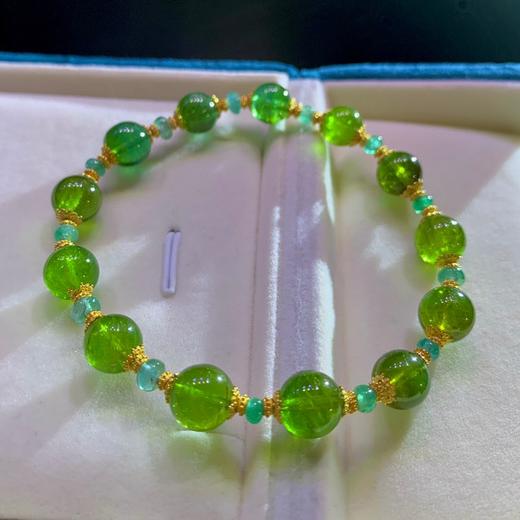 8.5mm绿碧玺手链 商品图2
