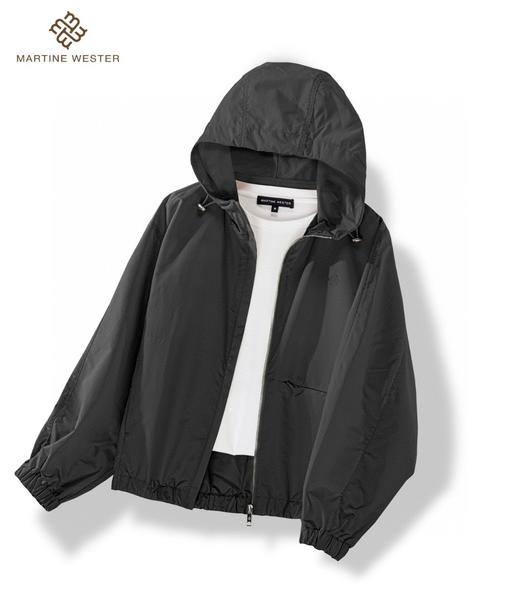 Martine Wester 女款密可柔面料松紧下摆连帽外套 11363335 商品图3