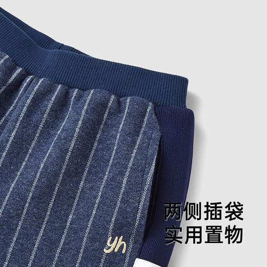 【商场同款】英氏男童棉裤秋冬儿童裤子夹棉长裤保暖百搭裤子新款 商品图3