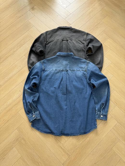 卡哈特 Wip 男士 Harvey 水洗做旧牛仔衬衫式夹克外套 Z-11969 商品图13