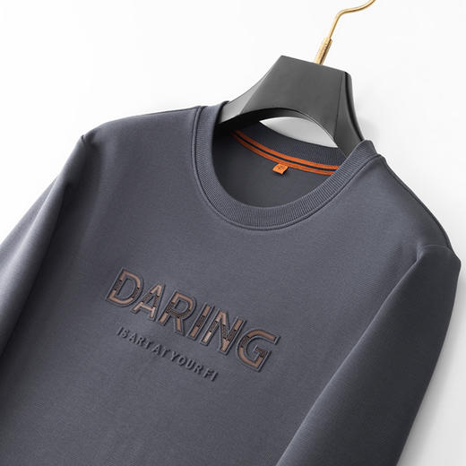 【新款DDP】大依优型大码卫衣长袖休闲加肥加大男士胖子大码内搭上衣打底显瘦 商品图3