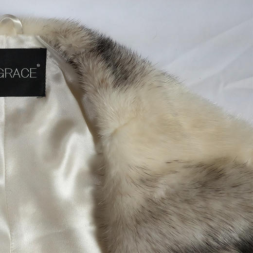 SIM GRACE优雅夫人 女士新品搭配晚礼服秋冬进口水貂毛保暖时尚 商品图4
