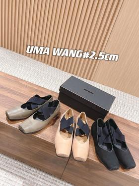 【莞产】2.5cm跟#UmaWang暗黑系芭蕾舞鞋▪️同名*UmaWang是*进入米兰时装周官方日程的*设计师*（HC）