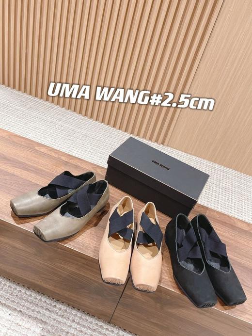 【莞产】2.5cm跟#UmaWang暗黑系芭蕾舞鞋▪️同名*UmaWang是*进入米兰时装周官方日程的*设计师*（HC） 商品图0