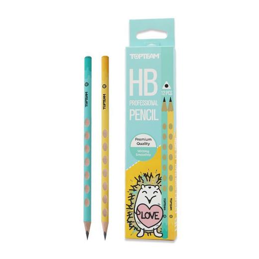 麦思考小学生幼儿园三角杆洞洞铅笔无毒矫正握姿HB彩色练字笔 商品图4