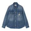 卡哈特 Wip 男士 Harvey 水洗做旧牛仔衬衫式夹克外套 Z-11969 商品缩略图4