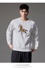 PINLI品立2024秋季新款宽松廓形套头卫衣男士潮牌拼布马休闲上衣BG243109001 商品缩略图4