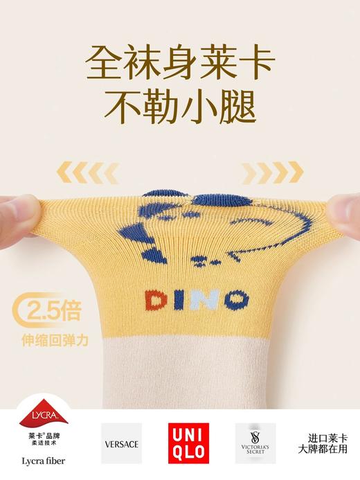 M19961-5（16-18cm / 鞋码25-27 / 4-6岁童袜）贝比加厚毛圈童袜3双装 商品图2